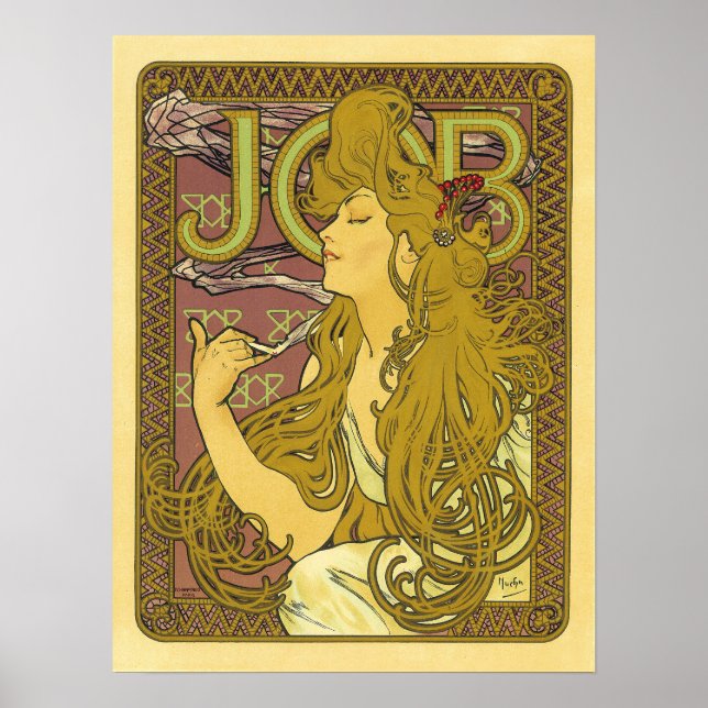 Vintage französische Werbung Poster (Vorne)