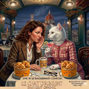 Vintage-Französischer Keramikbecher – Le Chat d'Ar Kaffeetasse