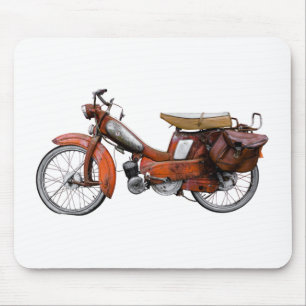 Vintage französisches Motobecane-Moped Mousepad