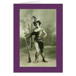Vintage Frau in Kostüm