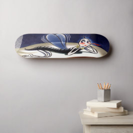 Vintage Frau Malaria Moskito Skateboard