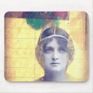 Vintage Frau Mousepad