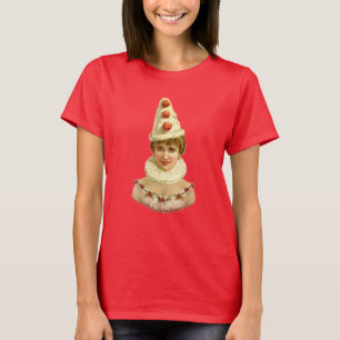 Vintage Frau Pierrot T-Shirt