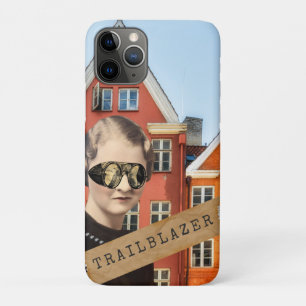 Vintage Frau Wegbereiter Kitsch Veränderte Kunst Case-Mate iPhone Hülle
