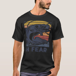 Vintage-Frau will, dass ich fische, fürchtet mich T-Shirt