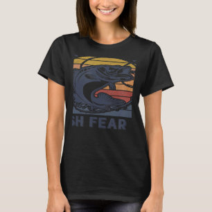 Vintage Frau Wollte mir Fische Angst Me Bass Fishi T-Shirt