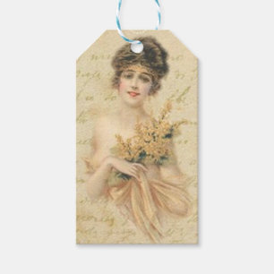 Vintage Frauen Geschenkanhänger