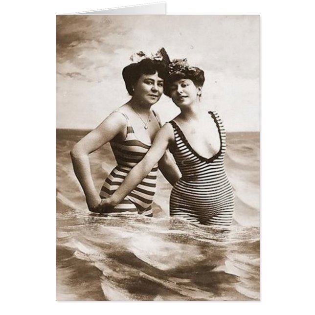 Vintage Frauen im Meer (Vorne)