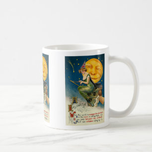 Vintage Frauen in der Broomstick-Tasse Tasse