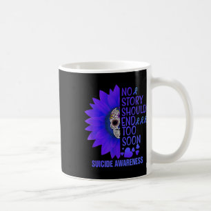 Vintage Frauen Männer Zucker Schädel Suizidprävent Kaffeetasse