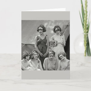 Vintage - Frauenfreundschaften schaffen die schöns Karte