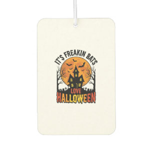 Vintage Freakin Fledermäuse lieben Halloween-Shirt Autolufterfrischer