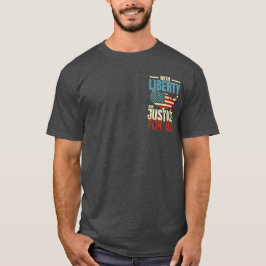 Vintage Freiheit und Gerechtigkeit für alle USA Ka T-Shirt