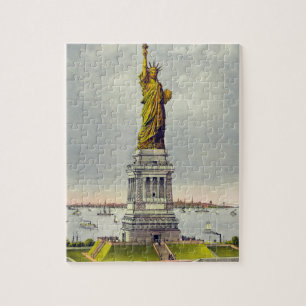 Vintage Freiheitsstatue New York Puzzle