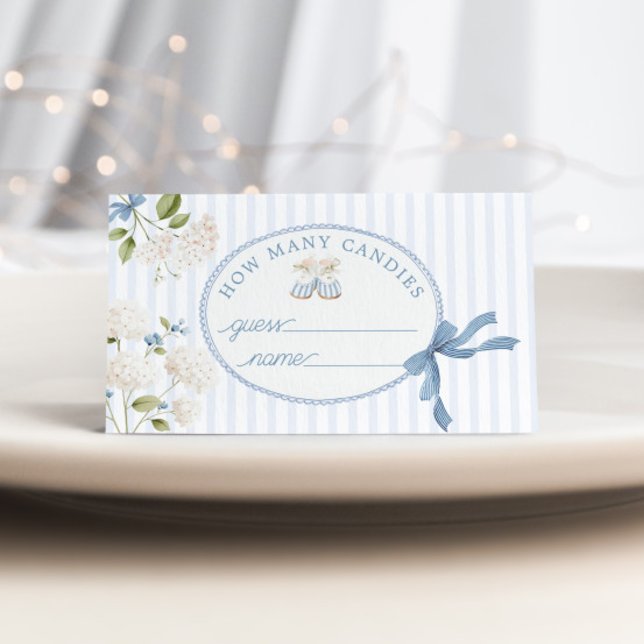 Vintage French Coquette How many candies Begleitkarte (Von Creator hochgeladen)