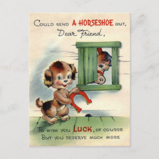 Vintage Freundschaftspostkarte Postkarte