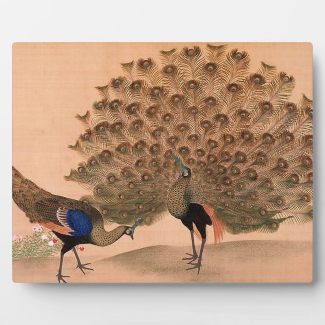 Vintage Friedensbemühungen in Asien Fotoplatte (Vorderseite)