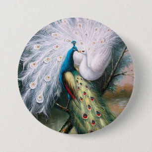 Vintage Friedenssicherung Kiss Button