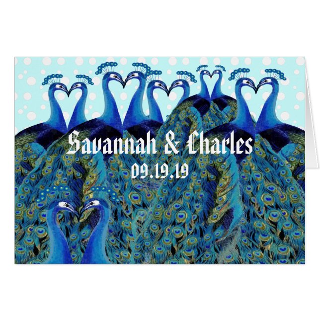 Vintage Friedenstruppen Kissing Wedding Danke (Vorderseite (Horizontal))