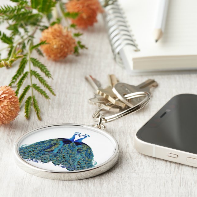 Vintage Friedenstruppen Küssen Hochzeitsgeschenke Schlüsselanhänger (Seite)