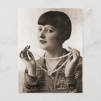 Vintage-Frisur (6) Postkarte