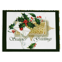 Vintage Frohe Festtage Weihnachten