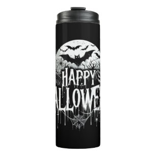 Vintage Frohe Halloween Kunst Thermosbecher