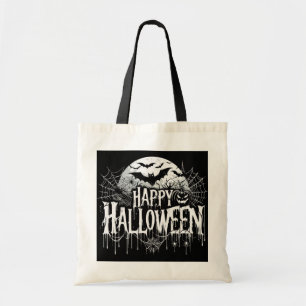 Vintage Frohe Halloween Kunst Tragetasche
