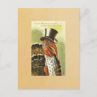 Vintage-Frohe-Thanksgiving-Karte Feiertagspostkarte