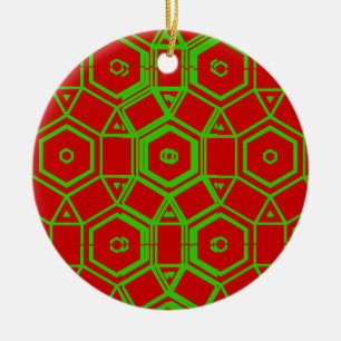 Vintage frohe Weihnachten Keramik Ornament