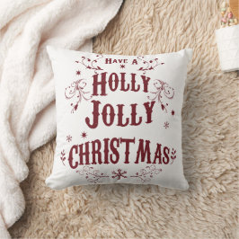 Vintage Frohe Weihnachten Kissen