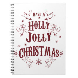 Vintage Frohe Weihnachten Notizblock
