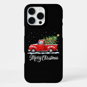 Vintage Frohe Weihnachten Rotes Lastwagen Altmodis iPhone 16 Pro Max Hülle