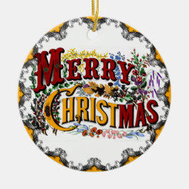 Vintage frohe Weihnachtsschmuck