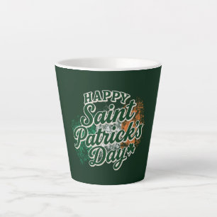 Vintage Frohen St. Patricks Tag Milchtasse