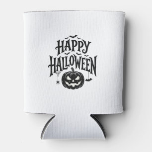 Vintage Frohes Halloween Kürbis Fledermaus Shirt D Dosenkühler