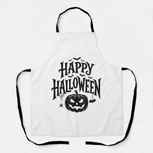 Vintage Frohes Halloween Kürbis Fledermaus Shirt D Schürze