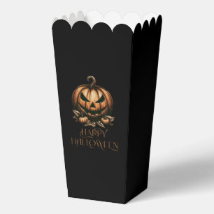 Vintage frohes Halloween Kürbis Geschenkschachtel