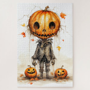 Vintage Frohes Halloween Monster Puzzle