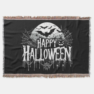 Vintage fröhliches Halloween-Kunstwerk Decke