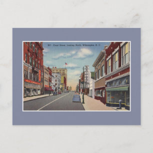 Vintage Front Street Wilmington NC Postkarte