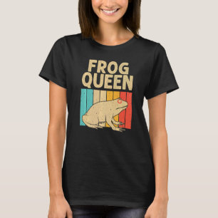 Vintage-Frosch für Frauen Oma Süßer Frosch Kröte T-Shirt