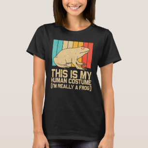 Vintage-Frosch für Männer Frauen Kinder Süßer Fros T-Shirt