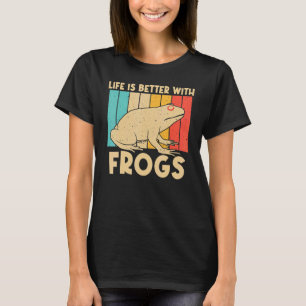 Vintage-Frosch für Männer Frauen Kinder Süßer Fros T-Shirt