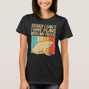 Vintage-Frosch für Männer Frauen Kinder Süßer Fros T-Shirt