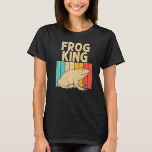 Vintage-Frosch für Männer Opa Papa Süßer Frosch Kr T-Shirt