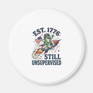 Vintage Frosch Rakete Est 1776 Unbeaufsichtigtes S Magnet