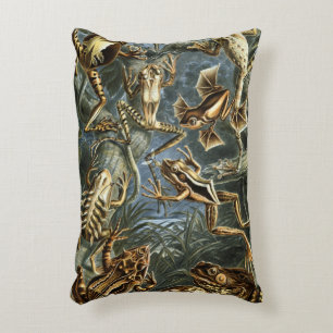 Vintage Frösche und Kröten Batrachia von Ernst Hae Dekokissen