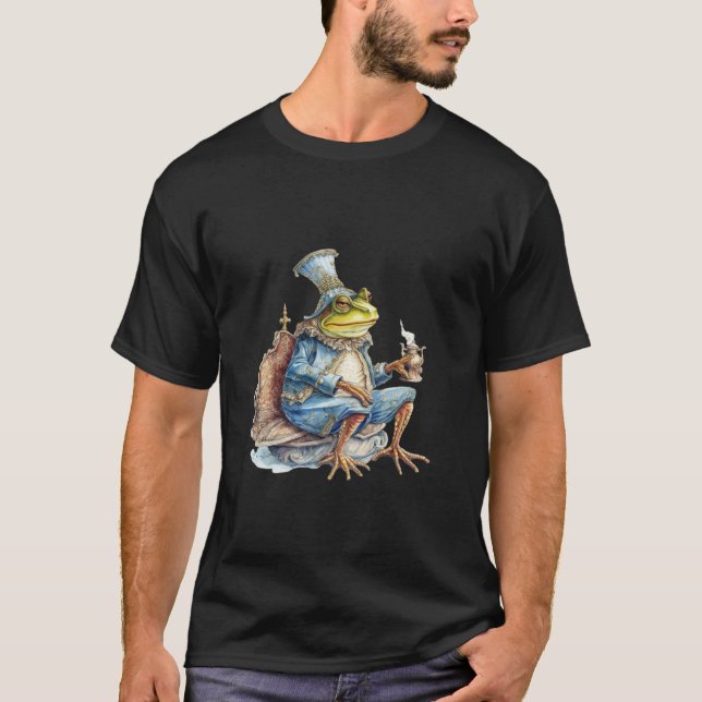 Vintage Froschfrösche Fairytale Frosch T-Shirt (Vorderseite)