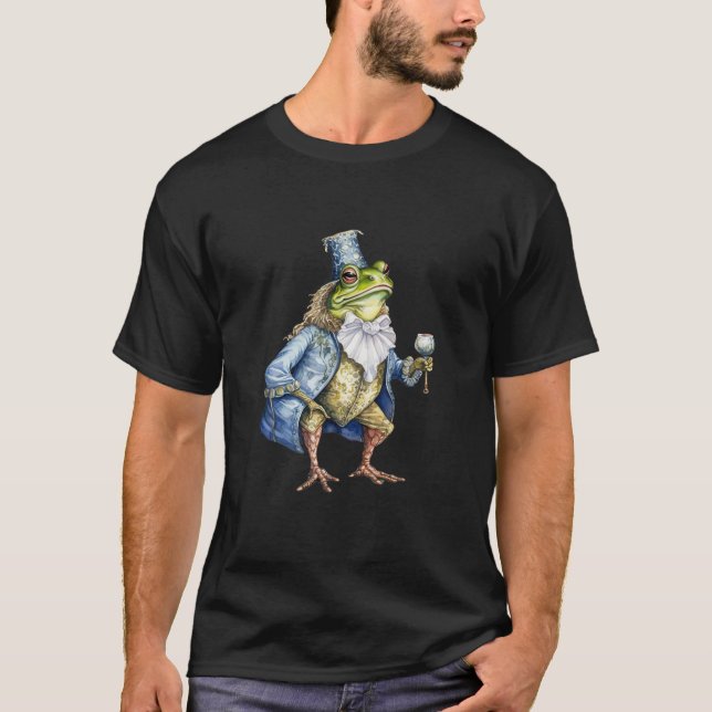 Vintage Froschfrösche Fairytale Frosch T-Shirt (Vorderseite)
